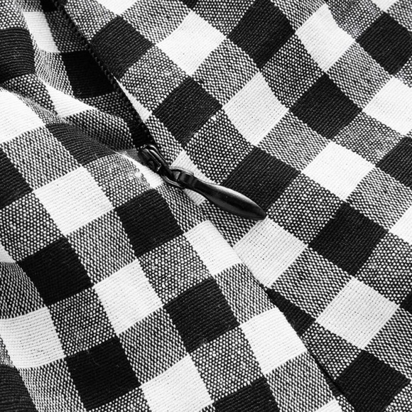 Plaid midi skirt - Picture 4 of 6